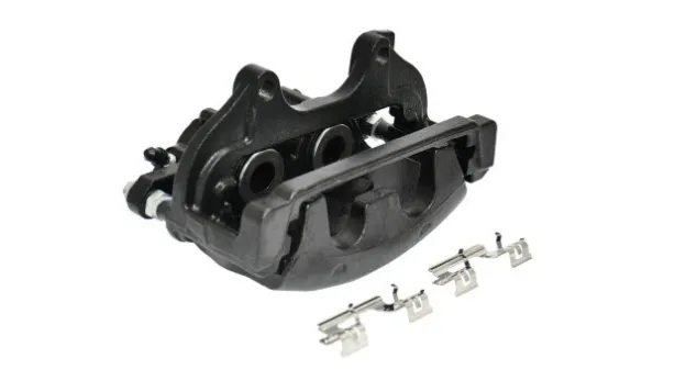 Brake caliper with pads