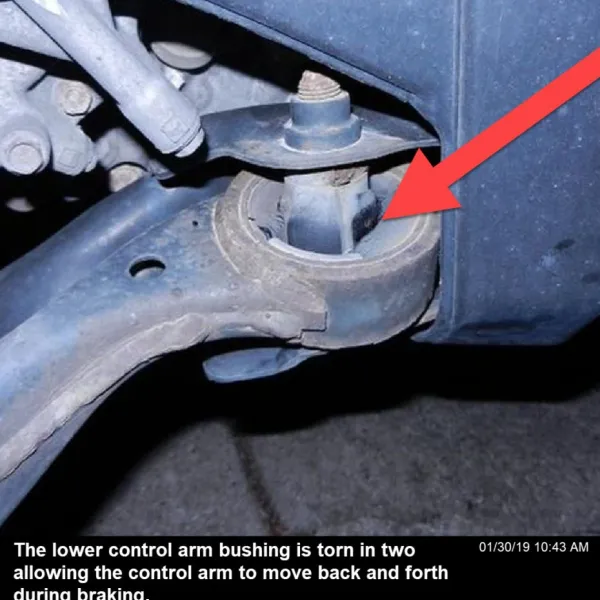 Control arm bushings are bad