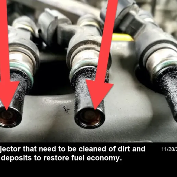 Clogged fuel injector